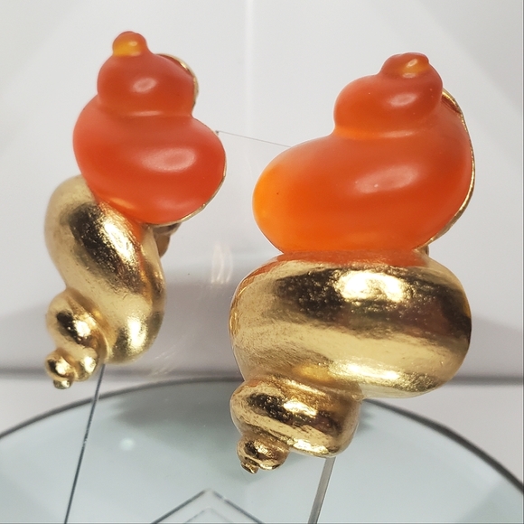 DIOR ROBERT GOOSENS Collectors Seashell Earrings - Picture 3 of 7